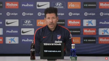 Simeone: "Entramos en la zona Suárez, está acostumbrado a estos partidos"