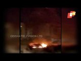 Truck Catches Fire In Meera Road Area, Mumbai
