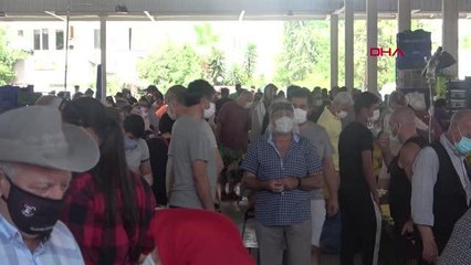 ANTALYA TAM KAPANMADA SON PAZAR ALIŞVERİŞİ HAREKETLİLİĞİ