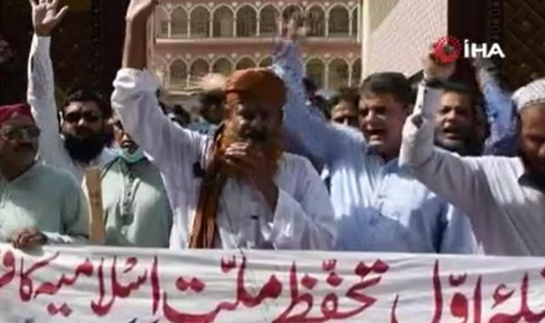 Pakistan'da Filistin'e destek gösterisi düzenlendi