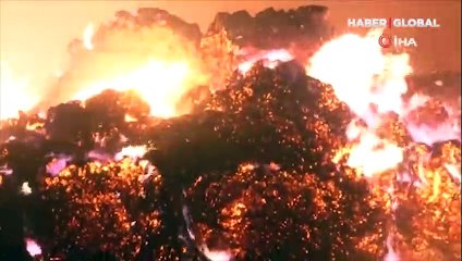 Biyokütle enerji santralindeki yangının bilançosu açıklandı