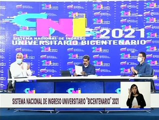 Jefe de Estado lidera jornada de trabajo del SNI “Bicentenario 2021