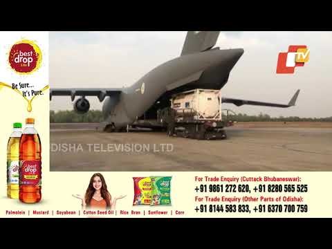 Indian Air Force Carrying 4 Cryogenic Oxygen Containers From Singapore Arrives At Panagarh