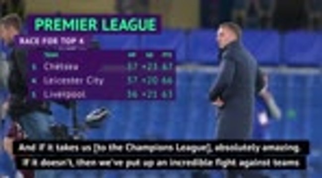 Rodgers stays calm despite severe setback to Champions League hopes