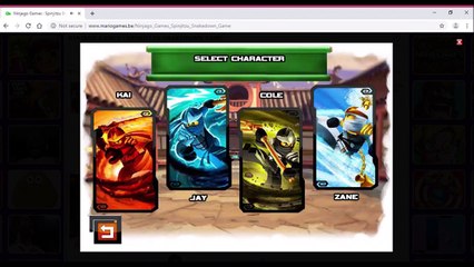 Ninjago Spinjitsu Snakedown - (Earth Ninja) Cole Walkthrough