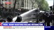 Manifestation pro-palestinienne interdite à Paris: la police disperse les manifestants avec des canons à eau
