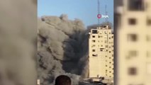 - İsrail, Gazze'de medya ofislerinin bulunduğu 12 katlı binayı vurdu