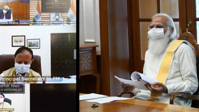 PM Modi reviews Covid situation, here's what he said