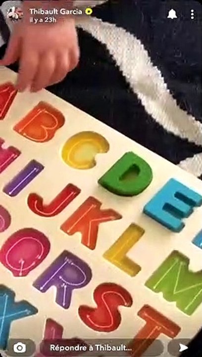 Maylone, un génie ? Thibault Garcia impressionné devant les capacités intellectuelles de son fils sur Snapchat le 14 mai 2021.