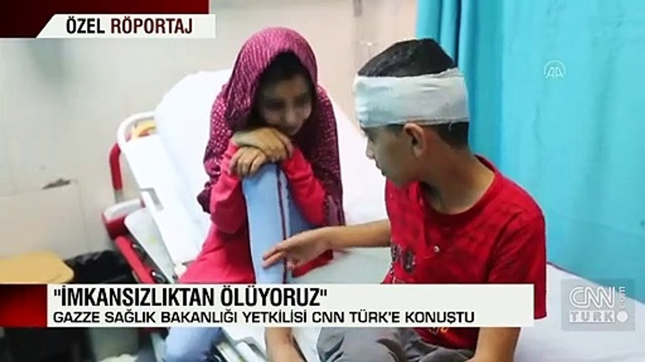 Gazze Sağlık Bakanlığı yetkilisi CNN TÜRK'e konuştu: İmkansızlıktan ölüyoruz