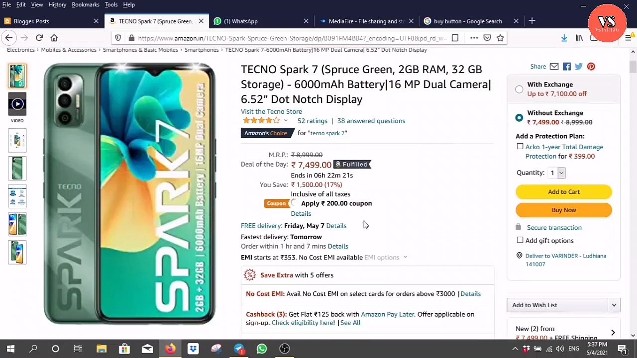 How to Add any product links to blogger buy now button kaise lagaye blogger me
