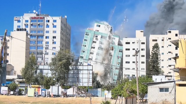 Gaza : un immeuble abritant Al-Jazeera et l'agence AP pulvérisé par des missiles israéliens