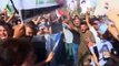 Defensores da causa palestiniana protestam contra bombardeamentos israelitas