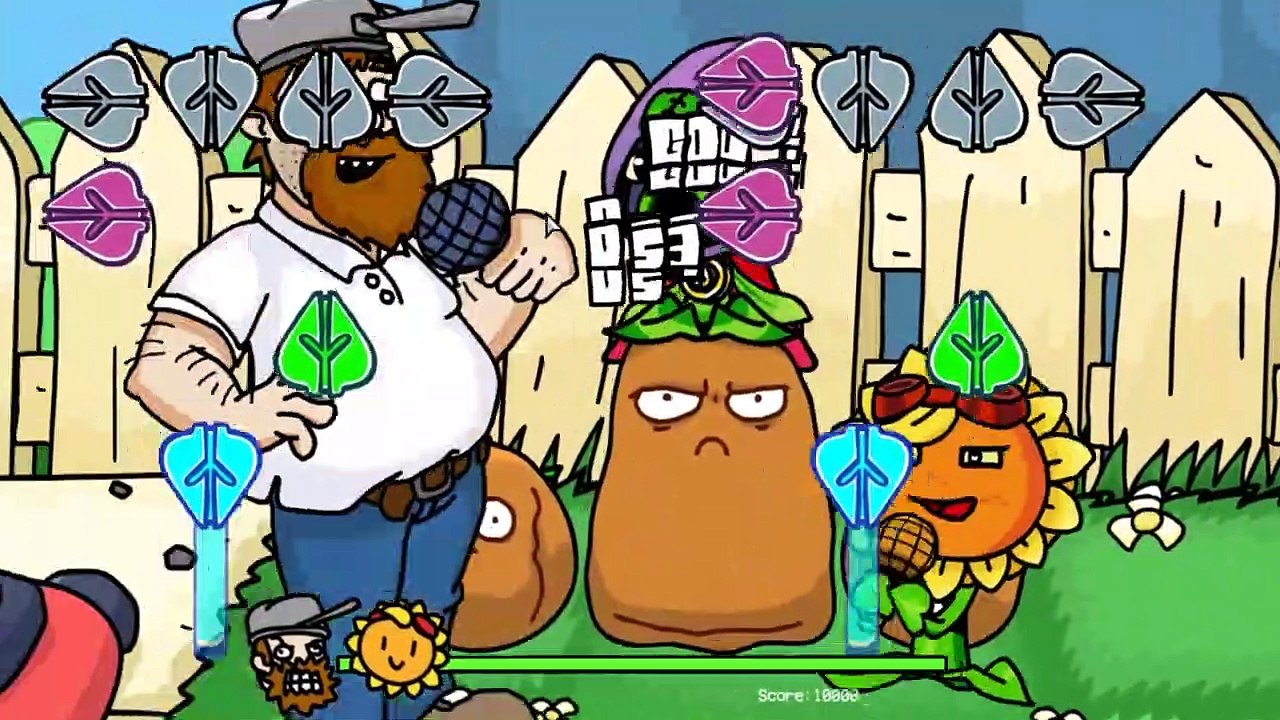 Friday Night Funkin Con Personajes de Plants Vs Zombies # Cartoon Network Web