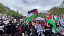 İsrail'in Mescid-i Aksa'ya ve Filistinlilere yönelik saldırıları protesto edildi