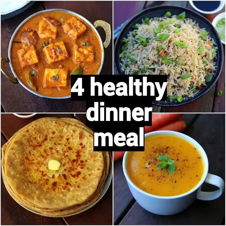 4 Healthy & Quick Dinner Recipes | Easy Dinner Party Recipe Ideas | Indian Dinner Meal Ideas