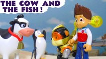 Paw Patrol Mighty Pups Charged Up Cow and the Fish with Thomas and Friends and the Funny Funlings with Animal Trouble in this Family Friendly Full Episode English Toy Story Video for Kids by Kid Friendly Family Channel Toy Trains 4U