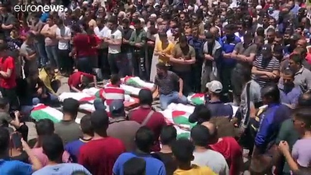 Vítimas mortais civis em Gaza e Telavive