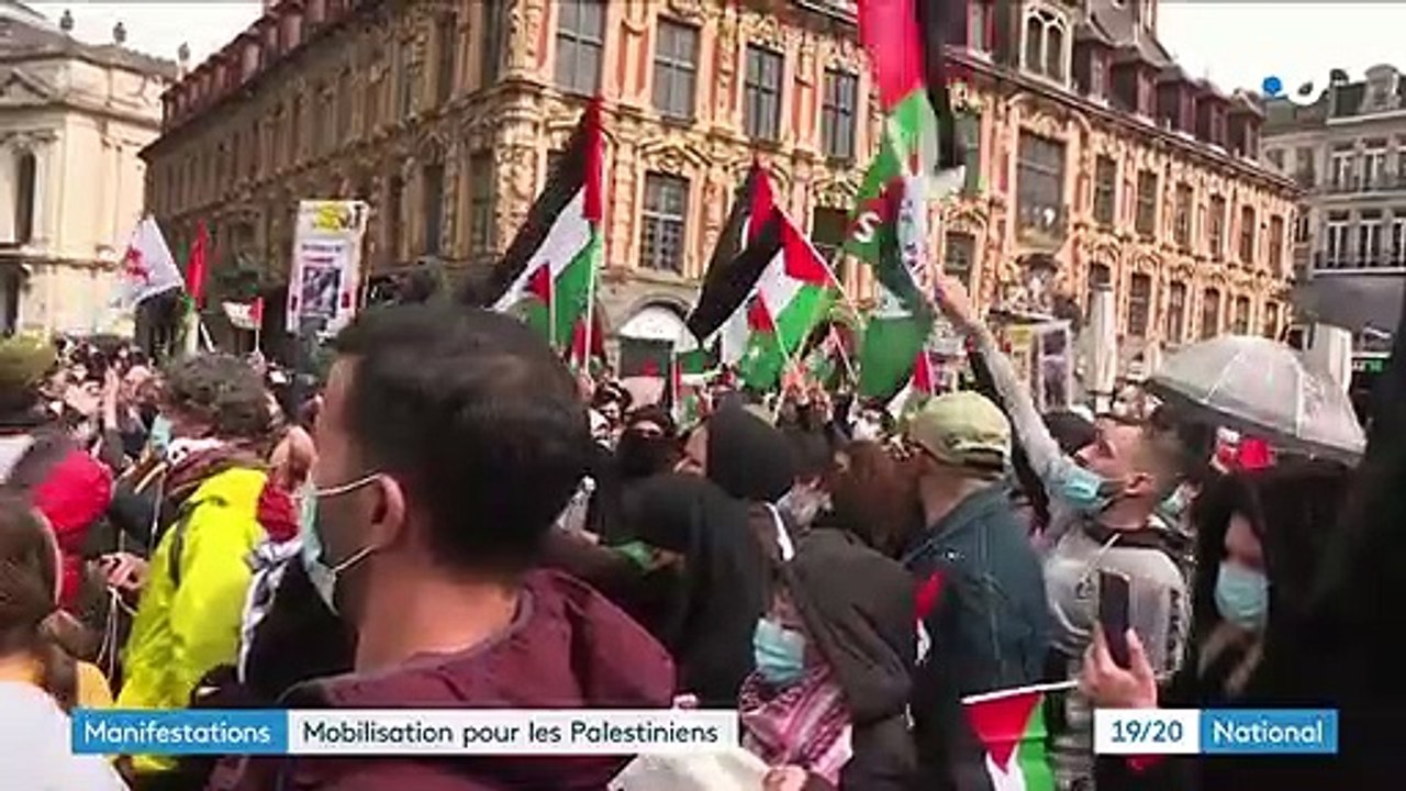 Conflit israélo-palestinien : des manifestations de soutien aux Palestiniens dans toute la France