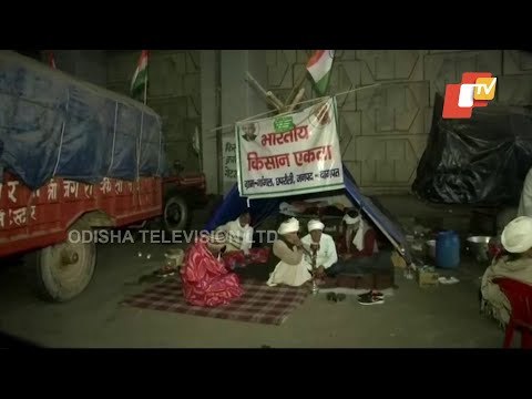 Farmers' Protest Continues At Ghazipur Border In Delhi