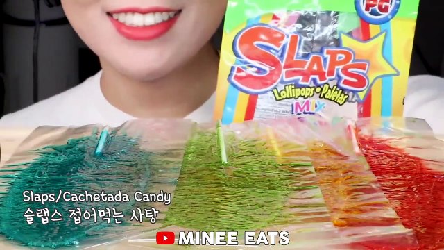 Asmr Slaps Cachetada Mexican Candy 슬랩스 접어먹는사탕 먹방 Tiktok Viral Eating Sounds Mukbang