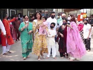 Shilpa Shetty Visits Siddhivinayak Temple On Her Daughters 1st Birthday