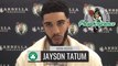 Jayson Tatum Postgame Interview | Celtics vs Timberwolves