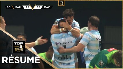 TOP 14 - Résumé Section Paloise-Racing 92: 29-35 - J24 - Saison 2020/2021
