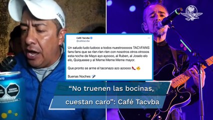 Sonidero presume usar equipo que le robaron a Café Tacvba en 2019