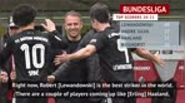 Flick believes 40 goal season can happen again as Lewandowksi equals record