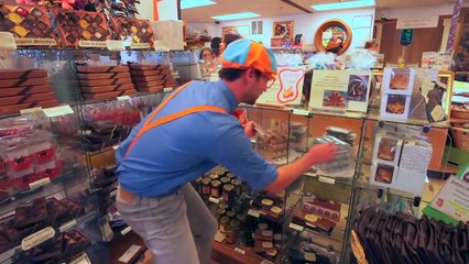 Blippi visita una fábrica de chocolates | Compilacion | Aprende con blippi part 1