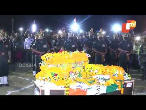Mortal Remains Of Saheed Jawan Sasank Sekhar Samal Consigned To Flames