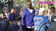 Kobe Bryant and His Daughter Natalia Arrive To The Dodgers Vs. Red Sox World Series Game 5 In L.A.