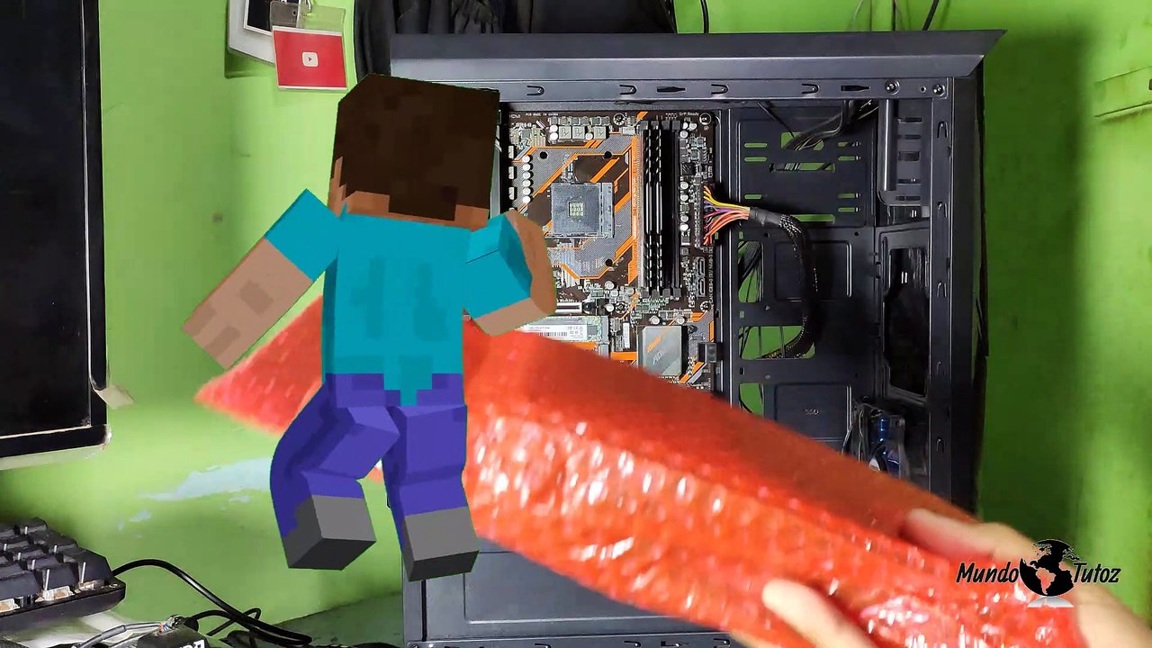 unboxing AMD Ryzen 5 3600 + GTX 750 TI ensamblaje, comprado en Aliexpress #mundotutoz