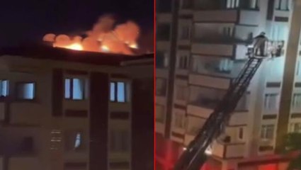 Şampiyonluk kutlaması için kullandıkları maytap yangın çıkardı