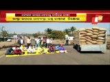 Farmers Sit On NH Protesting Paddy Procurement Token System In Keonjhar