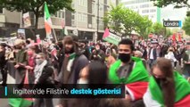İngiltere’de Filistin’e destek gösterisi