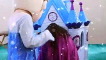 السا تفاجئ شفا ببيت فروزن _ elsa surprise Shfa with frozen play castle