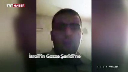 Filistinli baba çektiği video ile yardım istedi