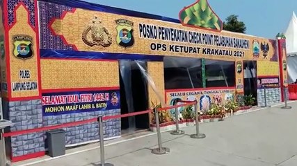 Polda Lampung Perketat Posko Penyekatan Mudik