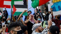 ‘It’s genocide’: Protesters slam Israel, support Palestinians