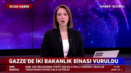 İsrail Gazze'yi yine bombaladı