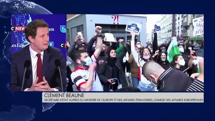 Manifestation pro palestinienne à Paris : pour Clément Beaune, "l'interdire était nécessaire"