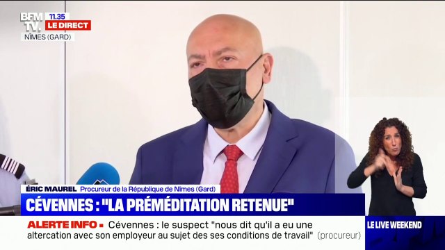 Double meurtre des Cévennes: Rien ne permet de dire que le suspect soit paranoïaque mais on sent que c'est quelqu'un qui avait peur explique le procureur de la République de Nîmes