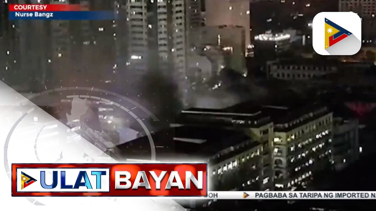 Mga inilikas na pasyente dahil sa sunog sa PGH, nakabalik na sa ward; mga donasyon para sa pedia ward ng PGH, dumagsa