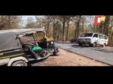 Odisha - 5 Including Minor Injured In Forest Fire After Accident