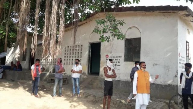 Health center is running in a room in this village of Bihar