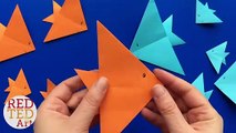 Easy Origami Fish Diy - Easy Origami For Kids (Very Easy) - Summer Paper Crafts