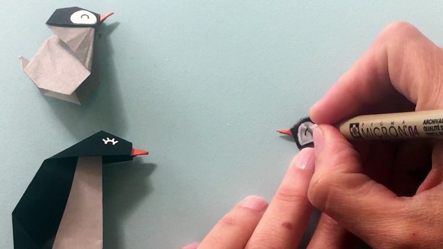 How To Make Origami Penguins - Paper Penguins, Origami Animals, Easy Origami