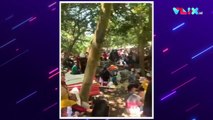 Abaikan Prokes,Suasana Pantai Mirip Festival Gangga di India